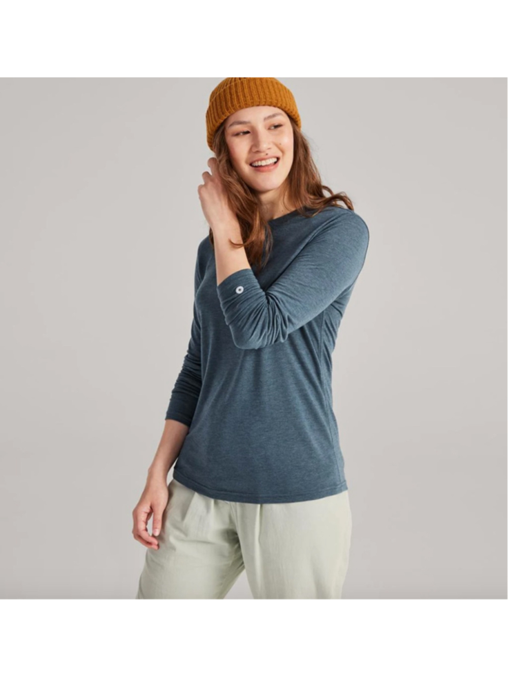 Allbirds TrinoXO Long Sleeve Tee Blue M